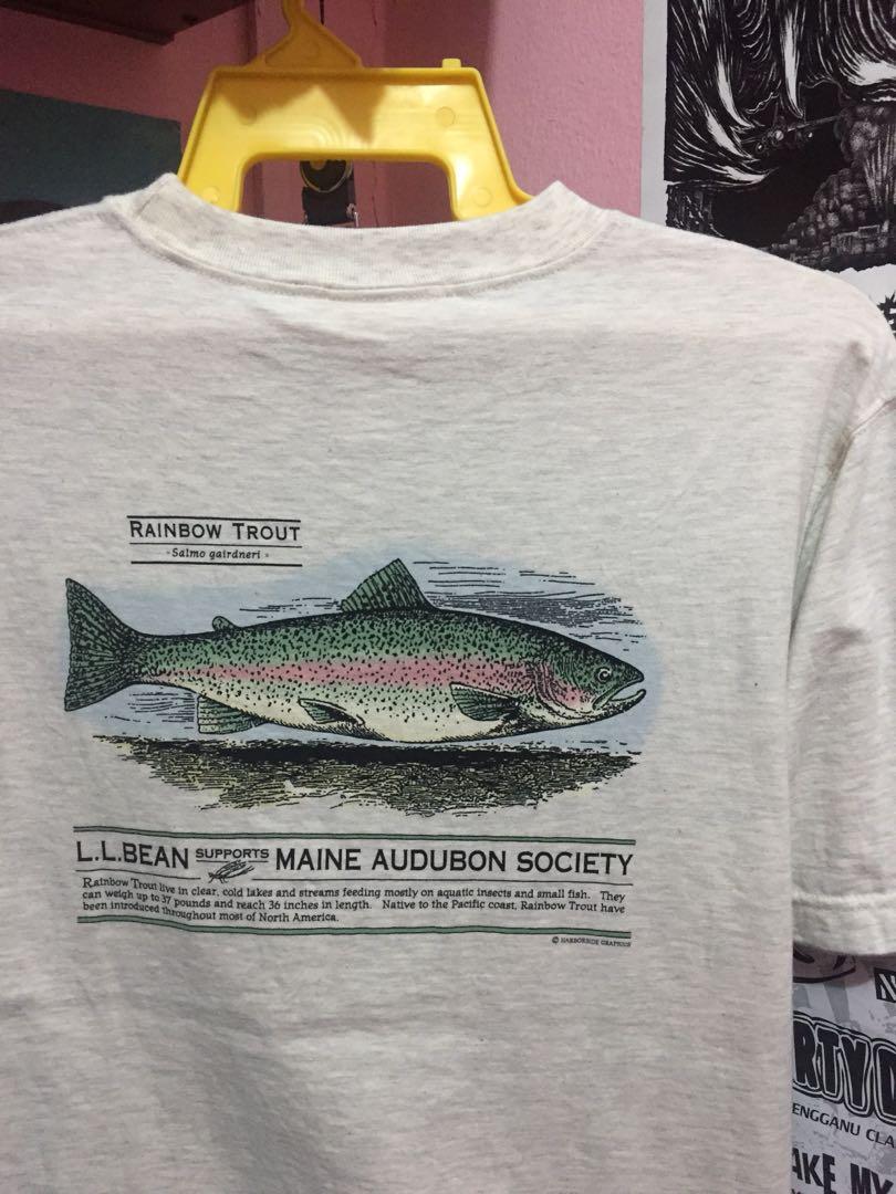 L.L. Bean Rainbow Trout Fish T-Shirt, Men's Fashion, Tops & Sets, Tshirts &  Polo Shirts on Carousell