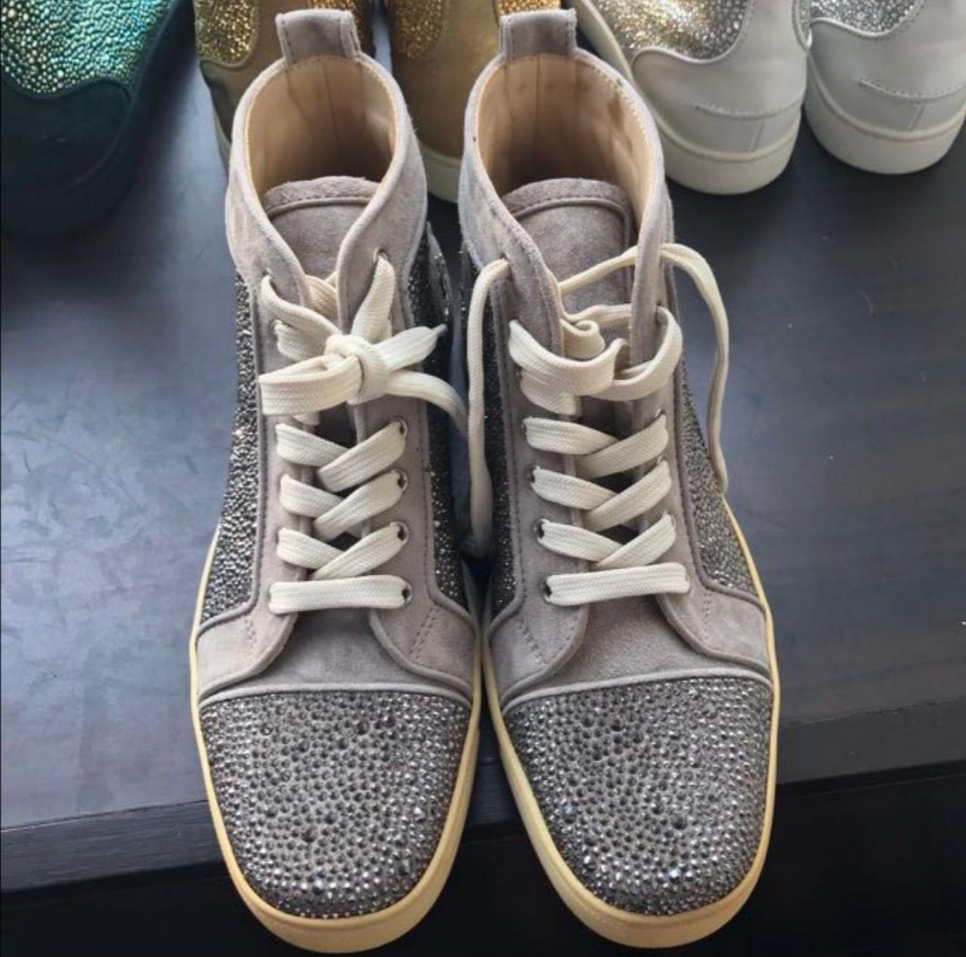 Louboutin Strass Sneakers Women s Fashion Footwear Sneakers on