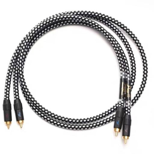 MPS Hi-End Audio Cable 2 RCA to 2 RCA 6N OCC