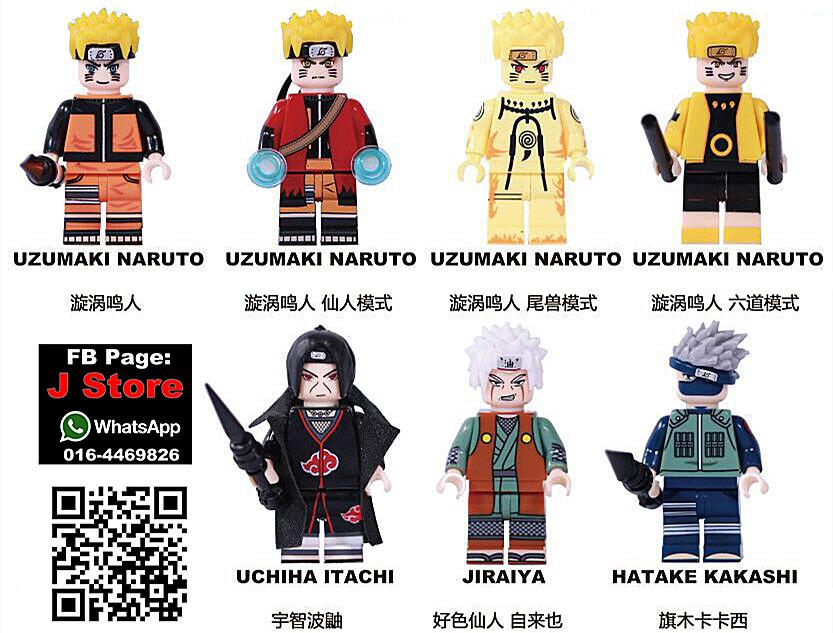 naruto mini figures
