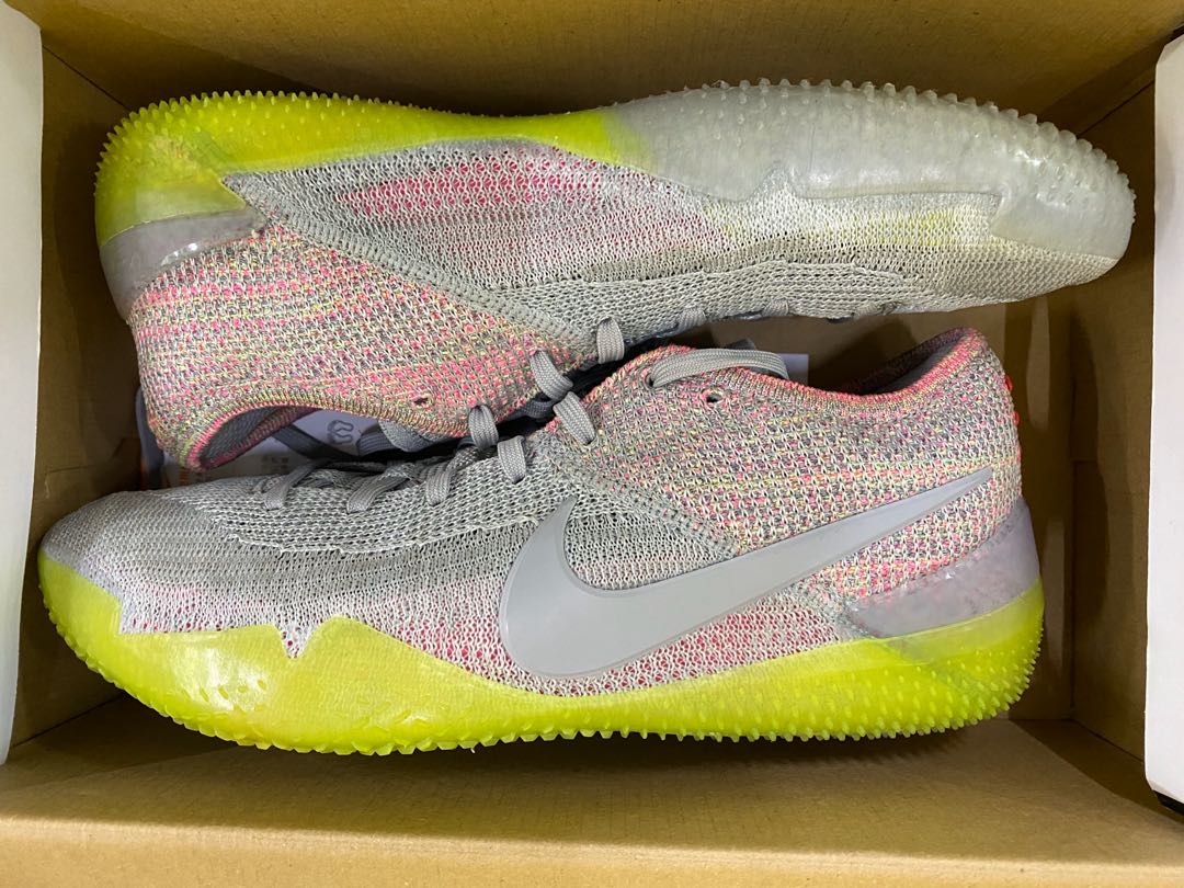 Nike Kobe Ad Nxt 360 Multi Color Us9 Gray Green Lakers Air Jordan Men S Fashion Men S Footwear On Carousell