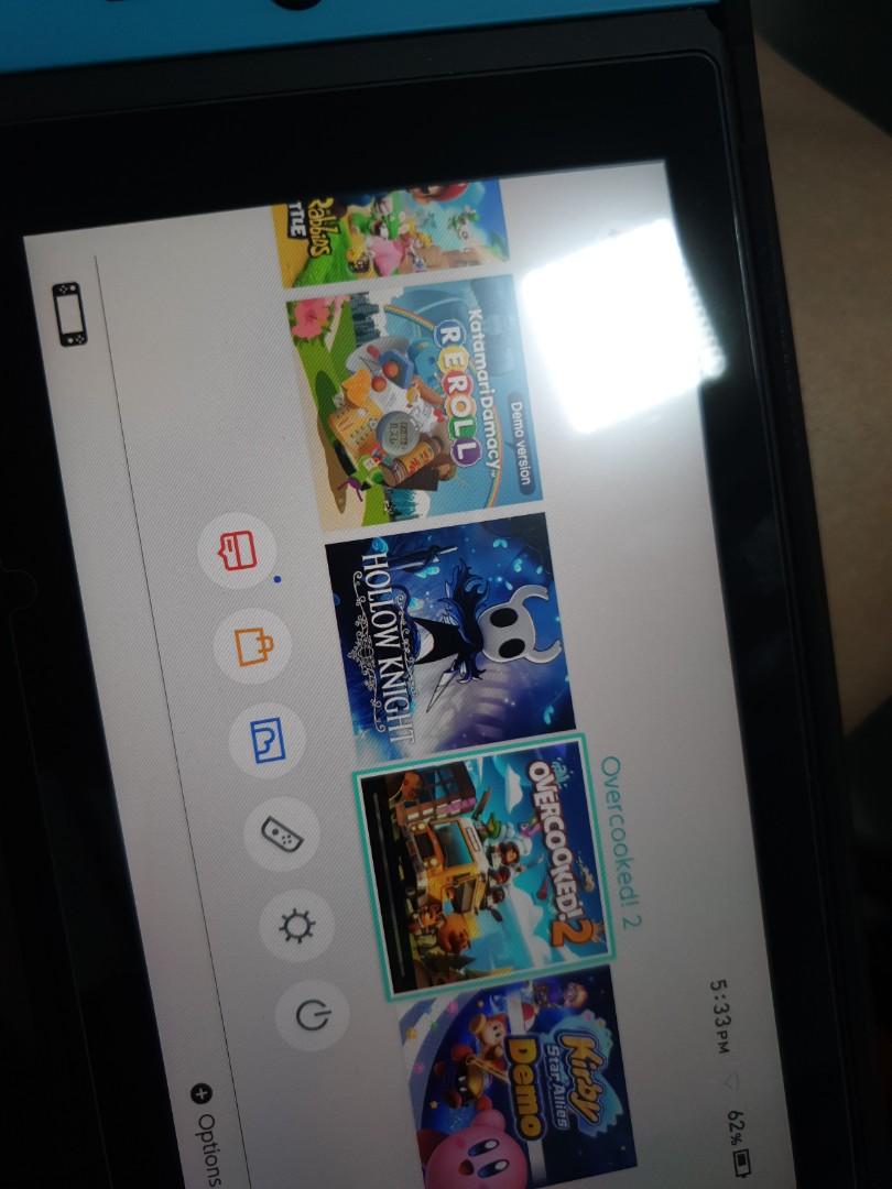 Nintendo Switch XAJ Qishan set Neon console with games, Video Gaming