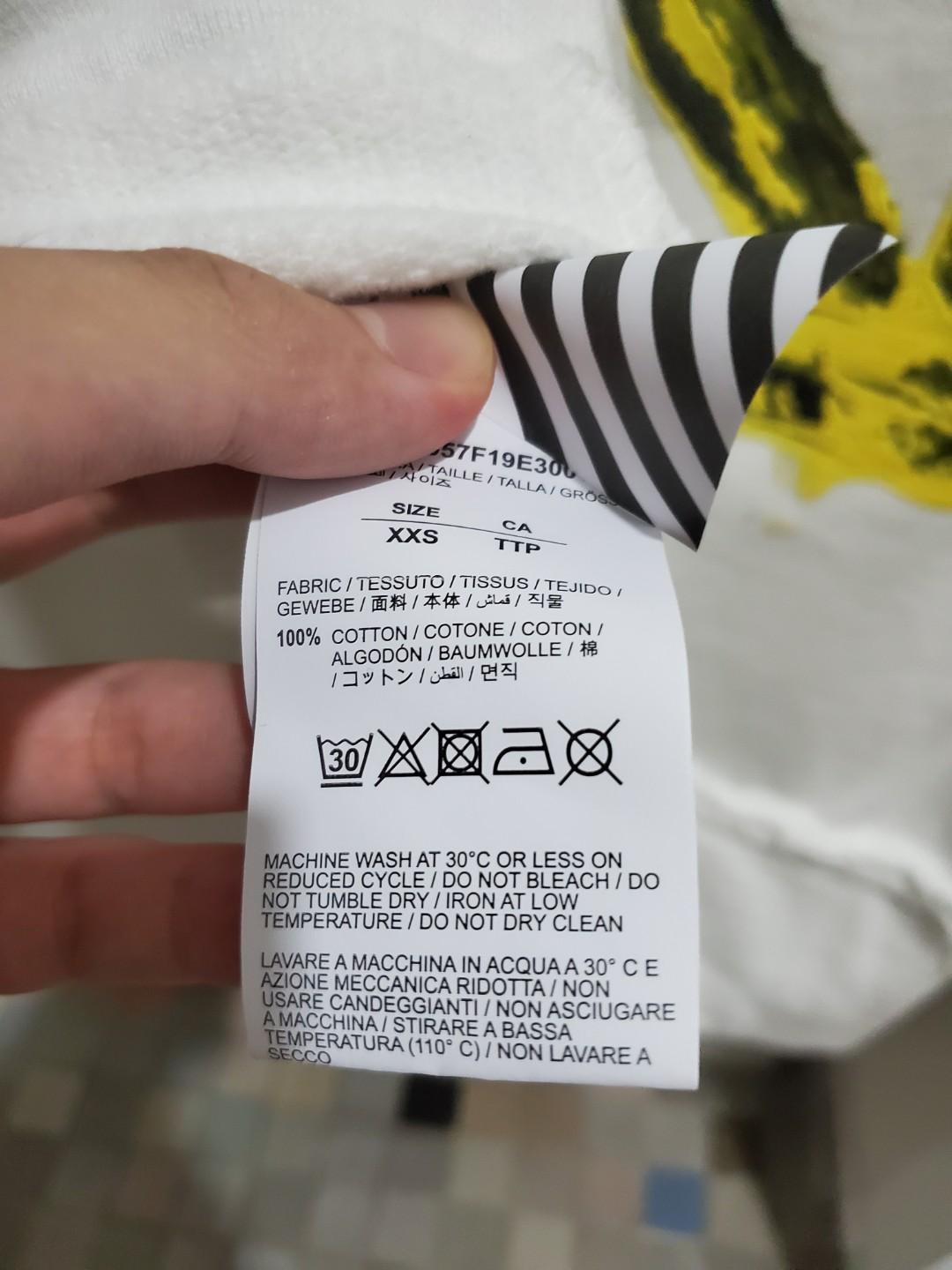 OFF WHITE HOODIE Size XXS 100 authentic Men s Fashion Tops