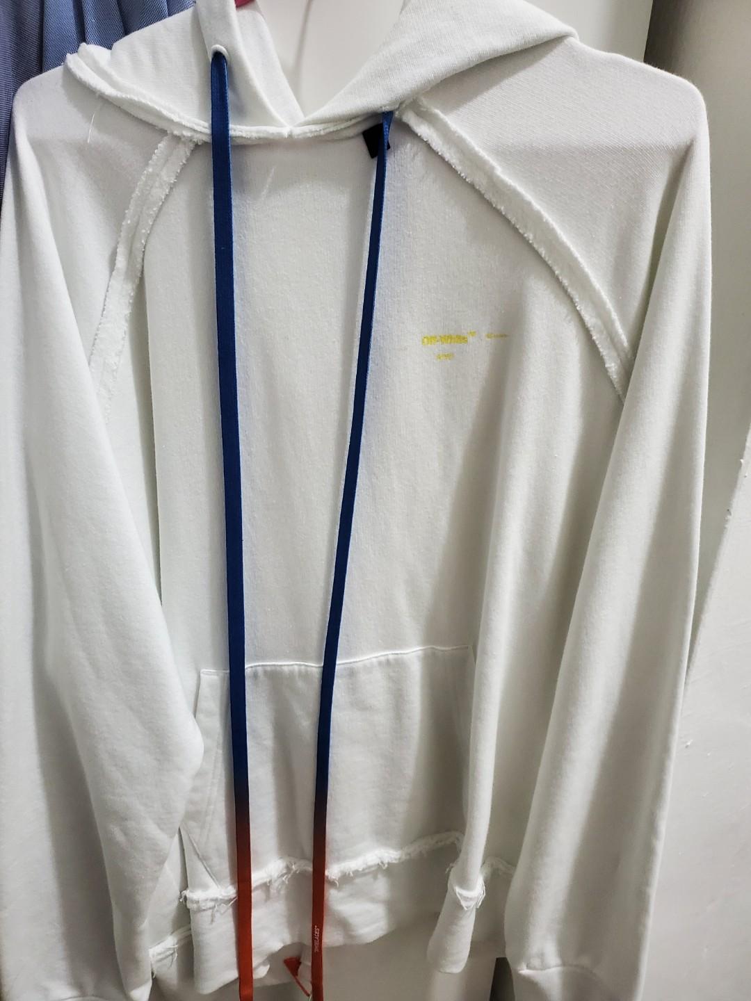 OFF WHITE HOODIE Size XXS 100 authentic Men s Fashion Tops