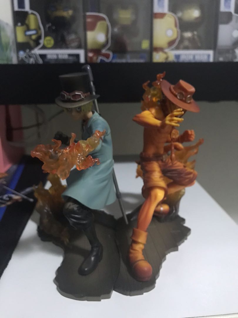 One Piece Stampede Posing Figure Vol 1 2 Sabo Ace Hobbies Toys Toys Games On Carousell