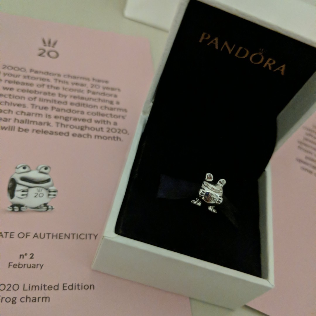Pandora Limited Edition th Anniversary Frog Charm Luxury Accessories On Carousell