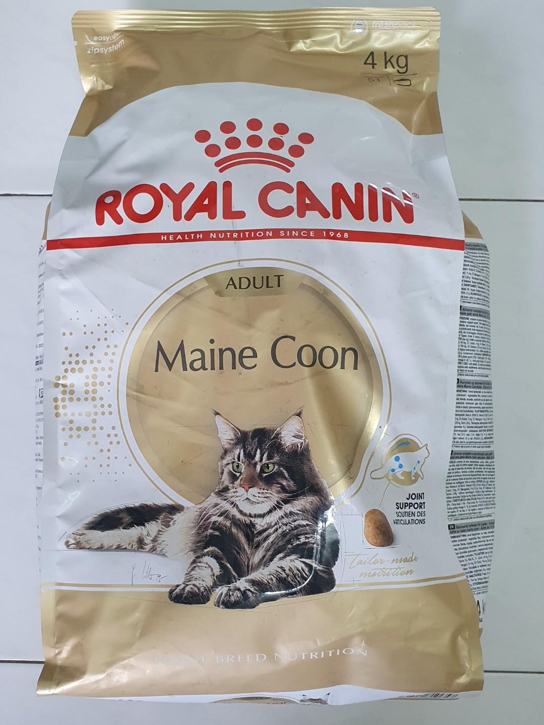 Royal Canin Adult Maine Coon Cat food 4kg, Pet Supplies, Pet Food on
