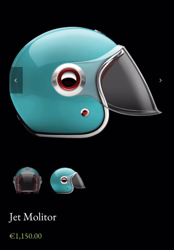 Ruby Helmet Jet Molitor, Auto 