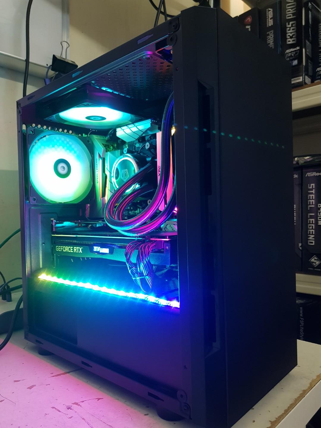 Ryzen 5 3600 + RTX 2070 Super + RGB AIO Liquid Cooler + 500GB NVMe