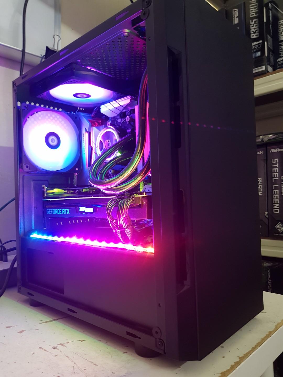 Ryzen 5 3600 + RTX 2070 Super + RGB AIO Liquid Cooler + 500GB NVMe