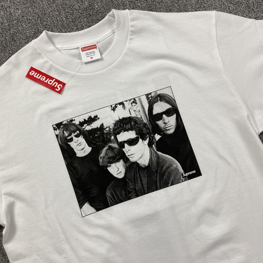 Supreme band tee store