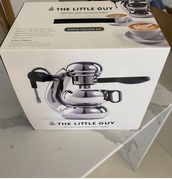 The Little Guy Home Barista Kit with induction cook top