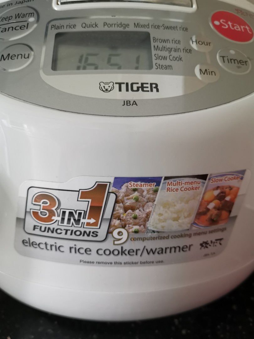 Tiger brand rice cooker, TV & Home Appliances, Kitchen Appliances