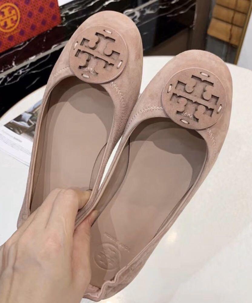 Tory burch suede hotsell shoes