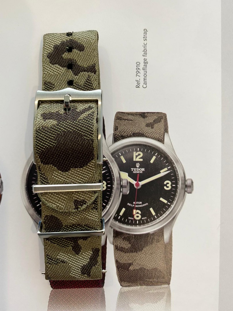 Tudor Black Bay Camouflage Fabric Strap ref 4285070 Luxury Watches on Carousell