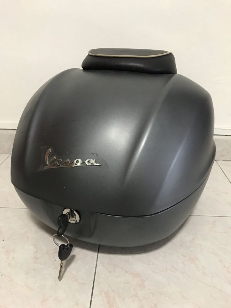 Vespa top box case, Motorcycles, Motorcycle Accessories on Carousell