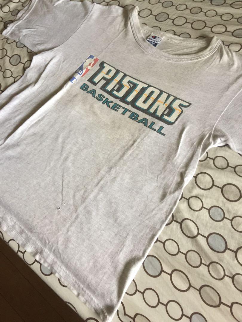 Vintage 90’s Detroit Pistons "Teal Era" NBA shirt by Champion, Men's