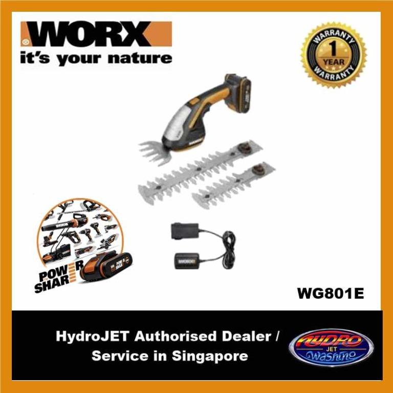 Worx 20V Cordless Shrub Shear - WG801E