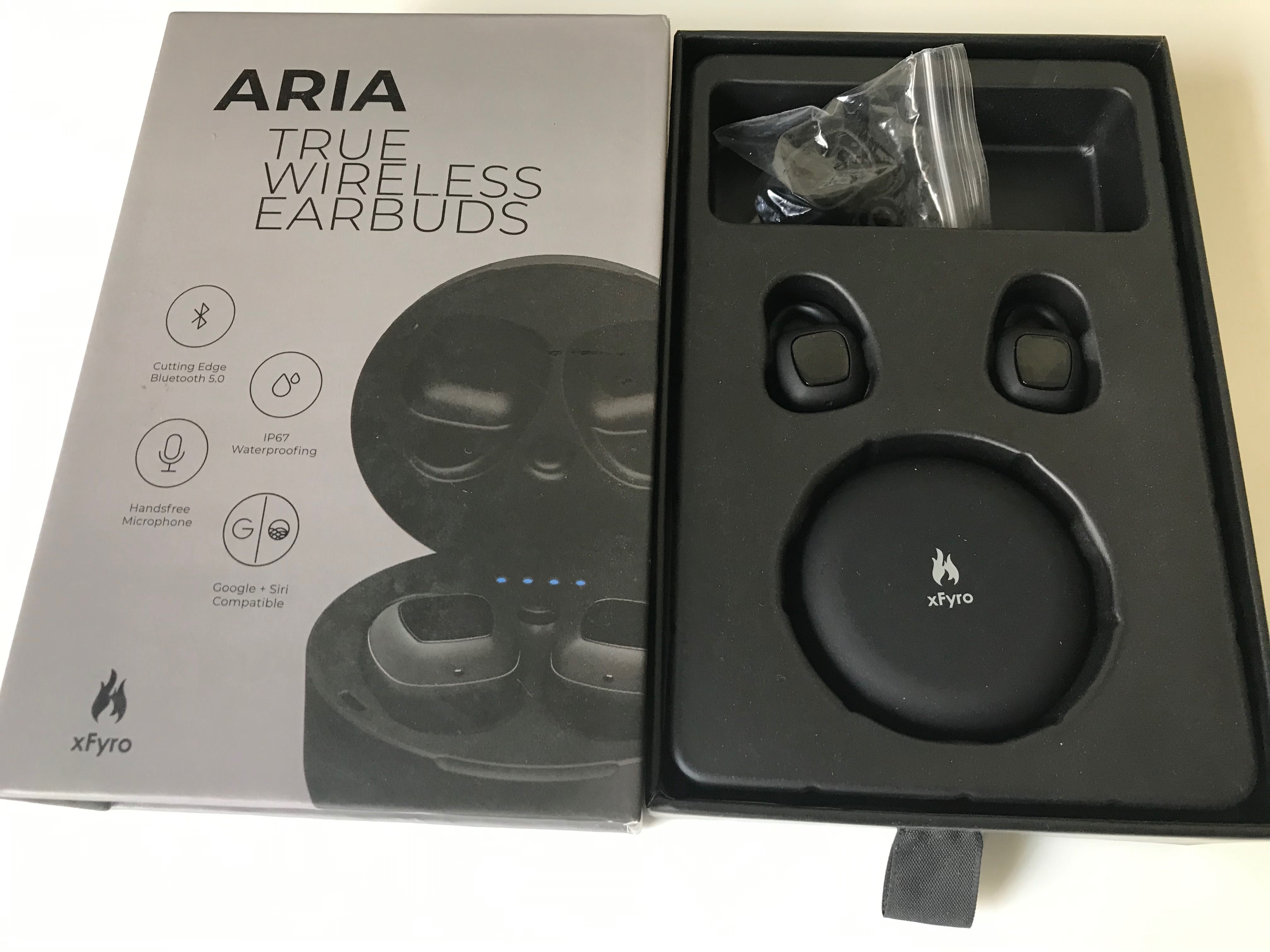 aria true wireless earbuds