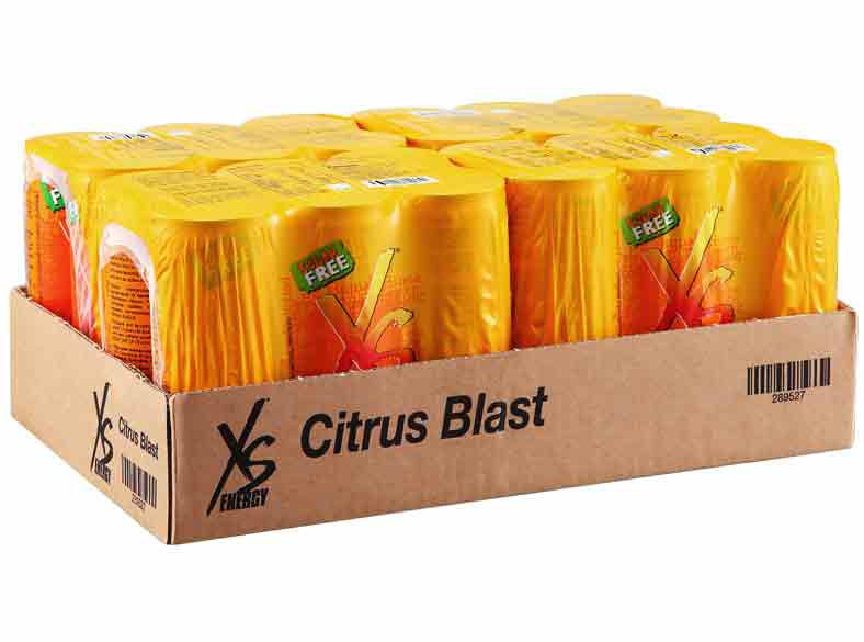 XS Energy Drink Citrus Blast ( 4 packs of 6 cans)