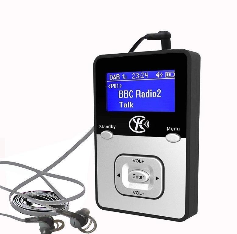 Yaakin K1, personal digital DAB+, DAB / FM radio, MP3 player mini radio