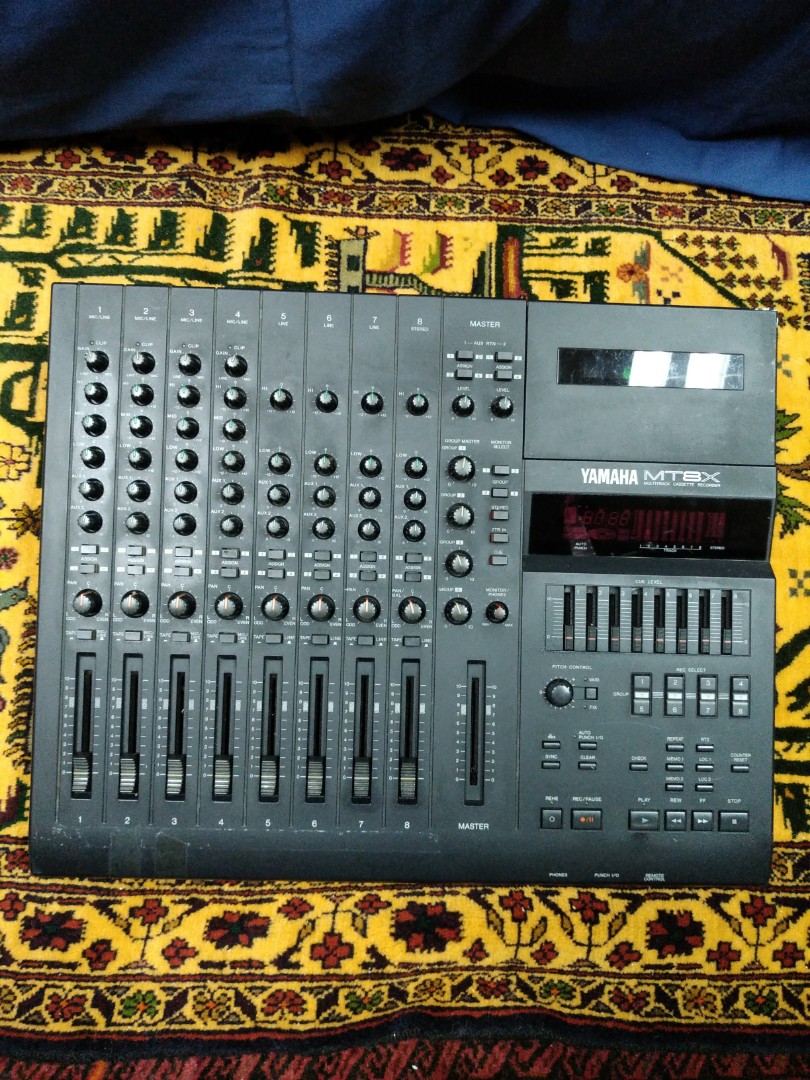 Yamaha MT8X Mixer/Multitrack Cassette Recorder, 興趣及遊戲, 音樂樂器 & 配件, 樂器 Carousell