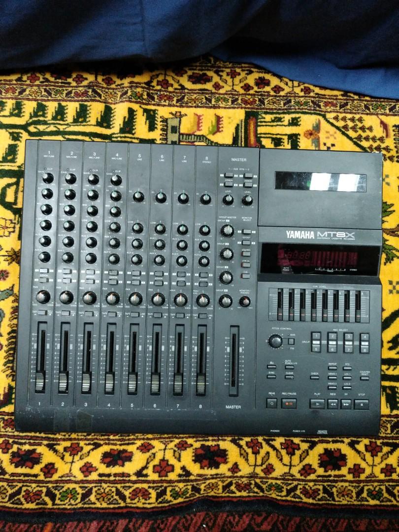 Yamaha MT8X Mixer/Multitrack Cassette Recorder, 興趣及遊戲, 音樂樂器 & 配件, 樂器