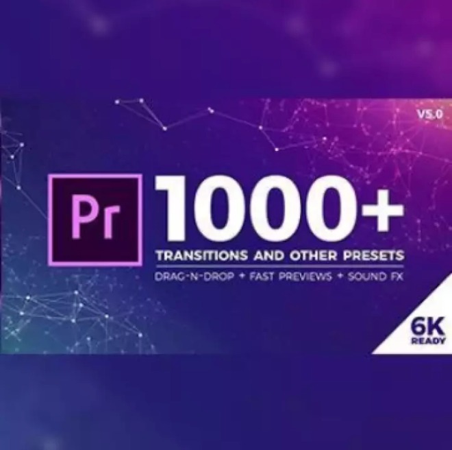 1000+ SEAMLESS TRANSITIONS V5.0 FOR ADOBE PREMIERE PRO