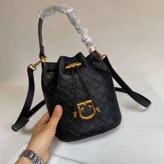 Auth Furla Corona Mini Bucket Bag