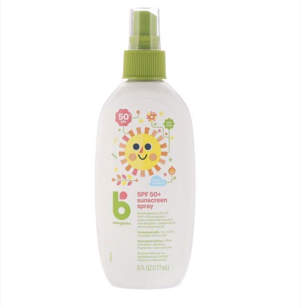 babyganics spf 50 spray