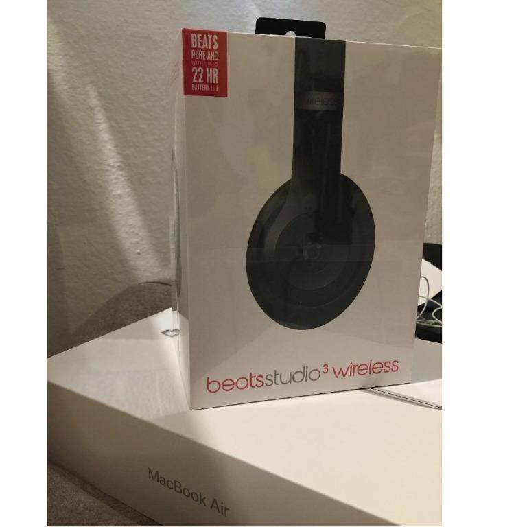Beats Studio 3 wireless Black Brand New + Official Warranty + Receipt