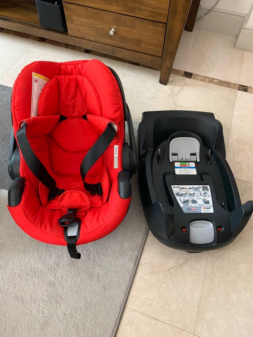 Isofix stokke base clearance