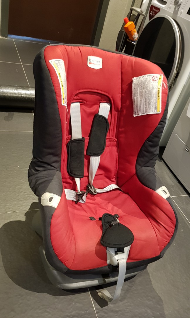 Britax car on sale seat red
