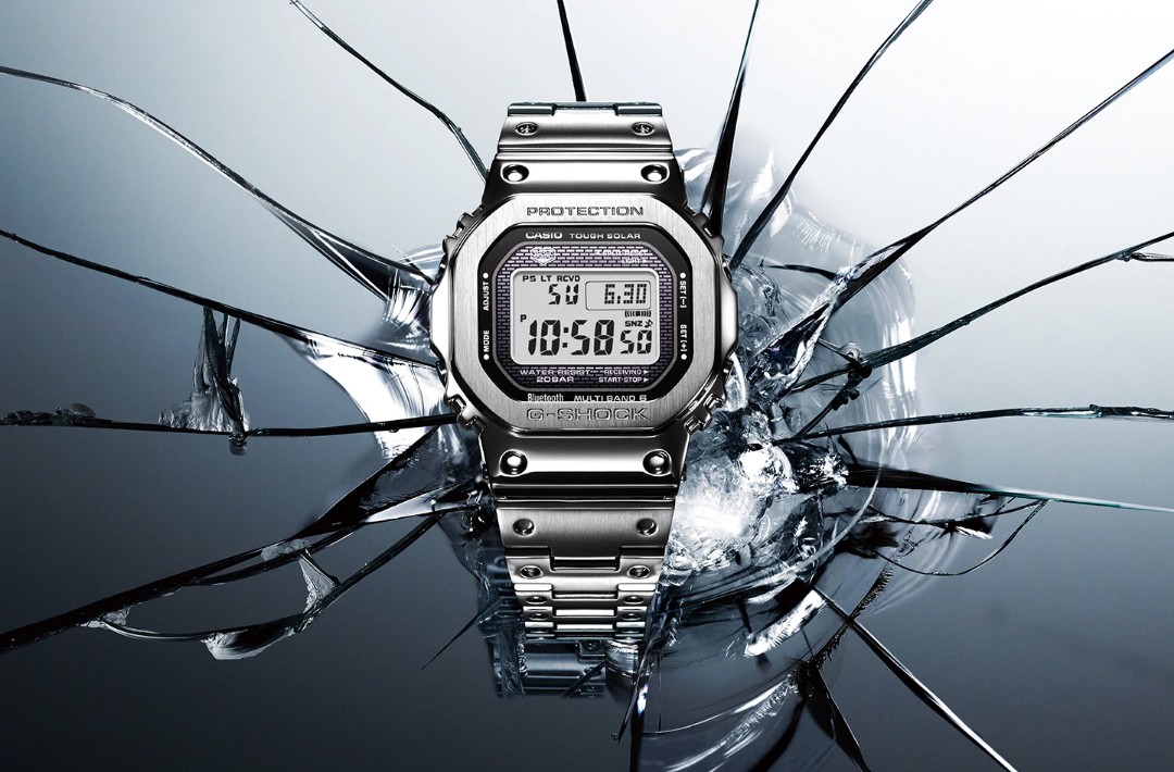 Casio G shock 35週年銀鋼35th anniversary GMW-B5000D-1 Casio G ...