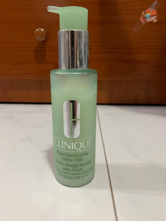 clinique green face wash
