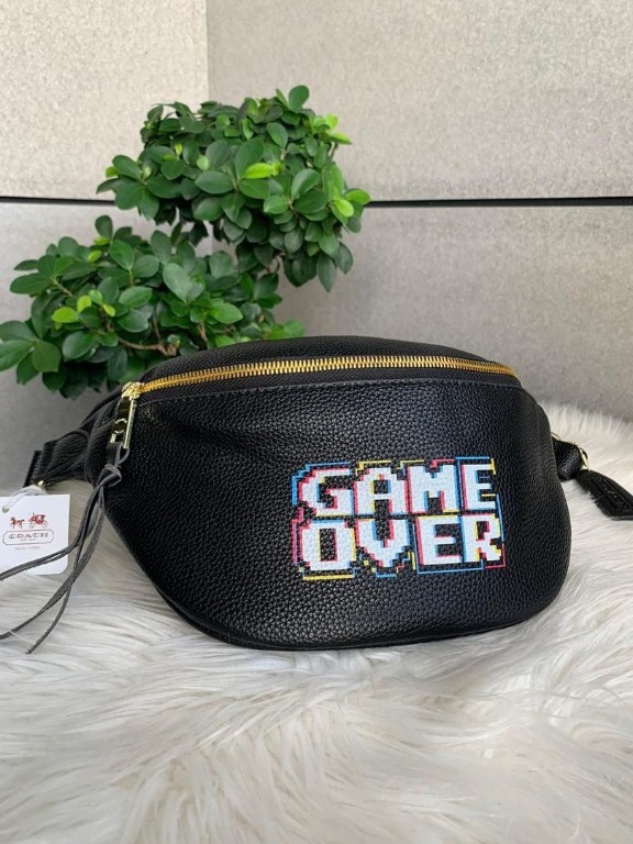 Coach pac man fanny pack clearance