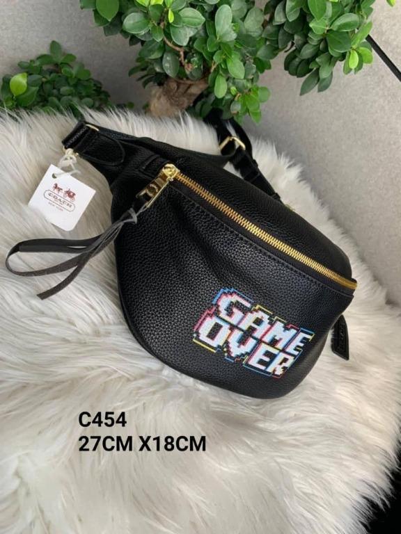 COACH WAIST BAG PAC MAN GAME OVER