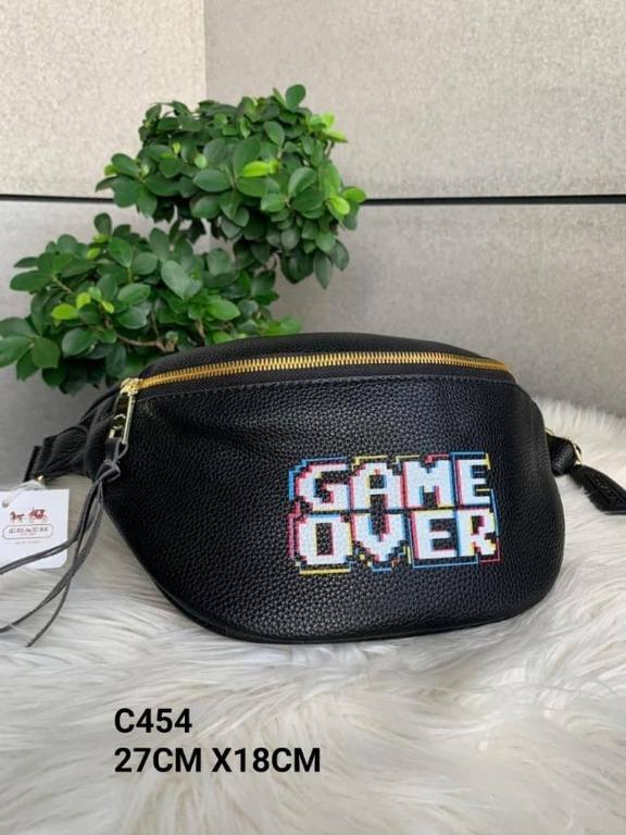 COACH WAIST BAG PAC MAN GAME OVER Men s Fashion Bags