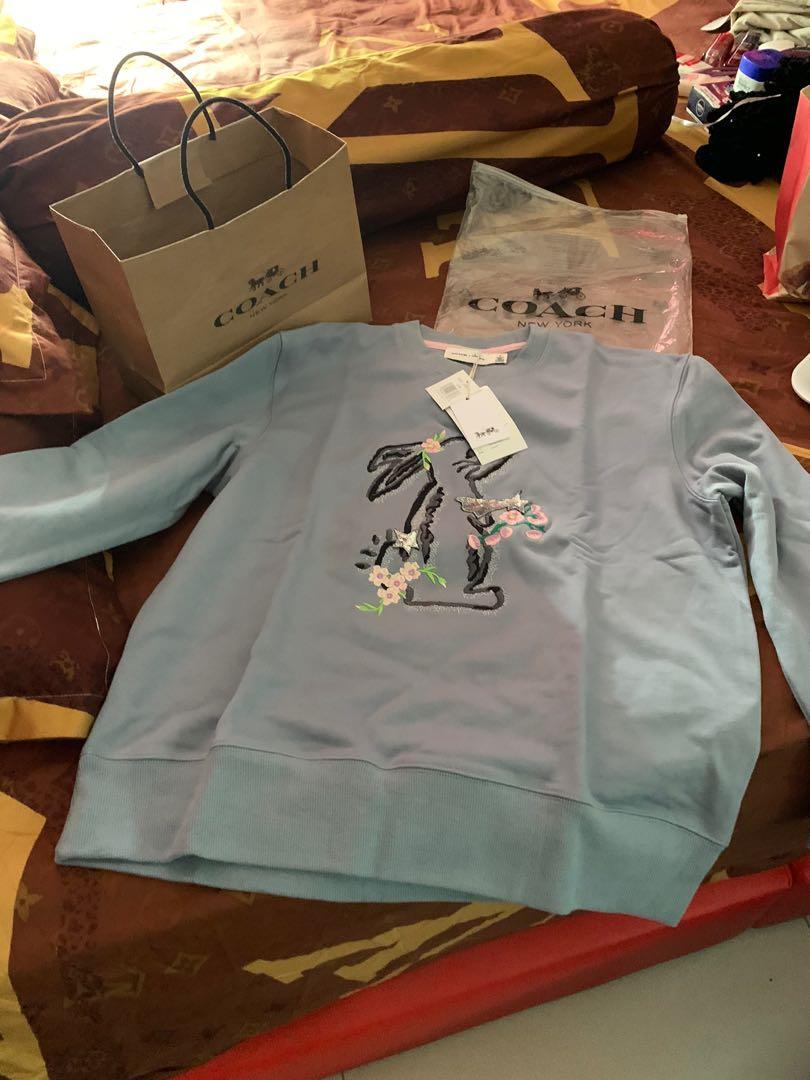 COACH X SELENA GOMEZ BUNNY SWEATSHIRT