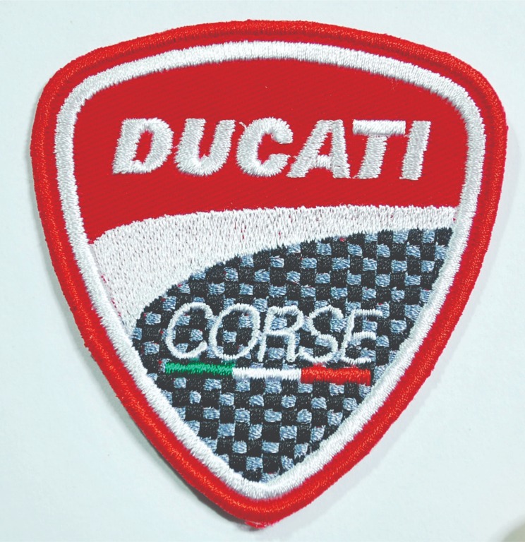Ducati Corse Emblem Badge Embroidered Cloth Patch, Hobbies & Toys ...