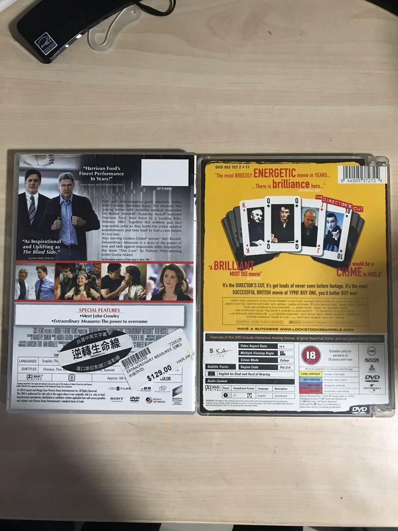 電影dvd Extraordinary Measures 逆轉生命線/Lock Stock & 2 smoking