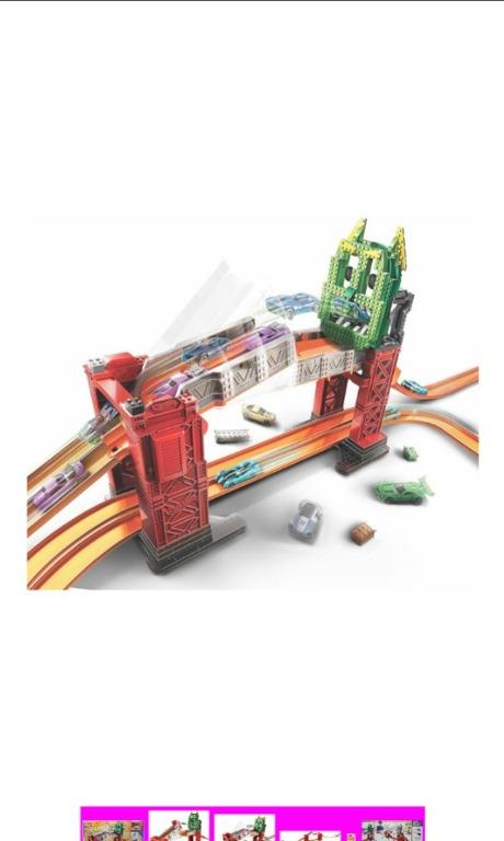 FREE COURIER Mattel Hot Wheels Track Builder Troll Bridge