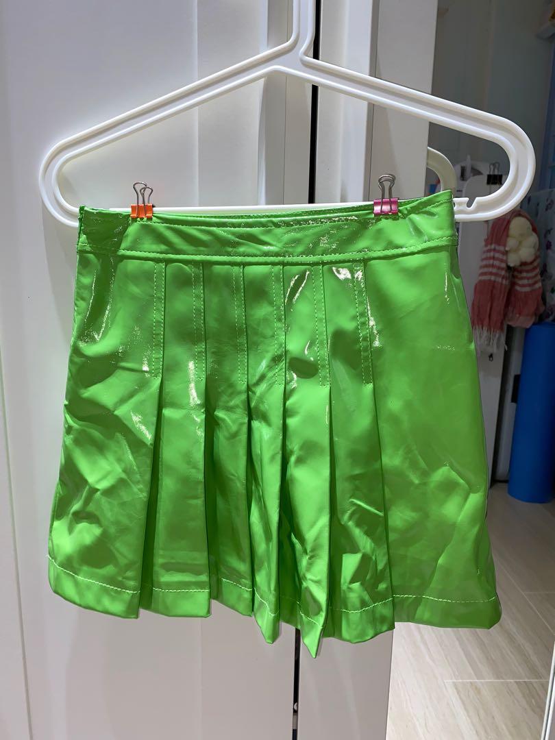 Pvc skirt green outlet