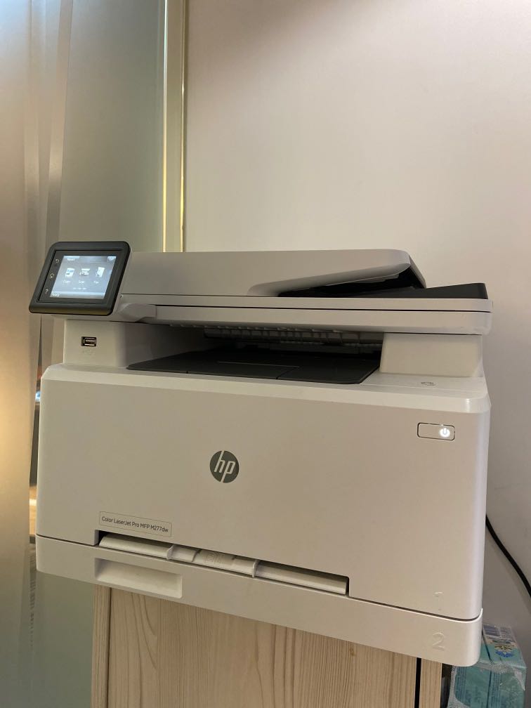 HP打印機Color LaserJet Pro MFP M277dw, 電腦＆科技, 打印機及影印機- Carousell