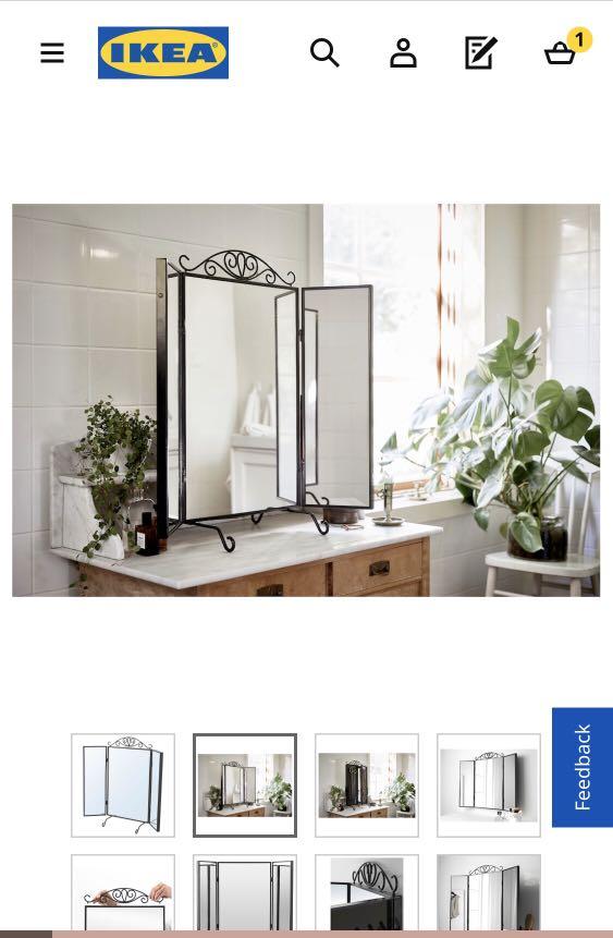 IKEA Karmsund Mirror, Furniture & Home Living, Home Decor, Mirrors on