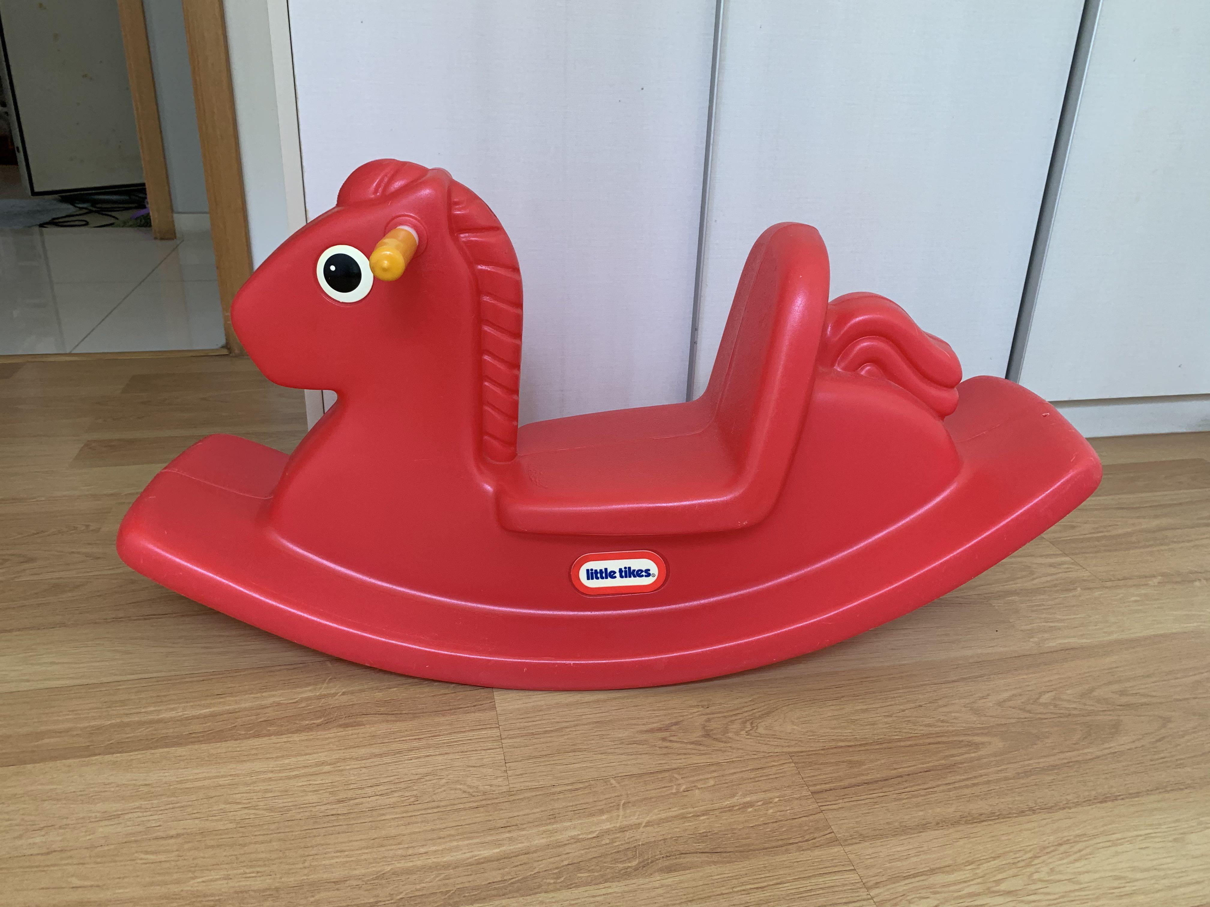 Little tike rocking horse red, Babies & Kids, Baby Nursery & Kids