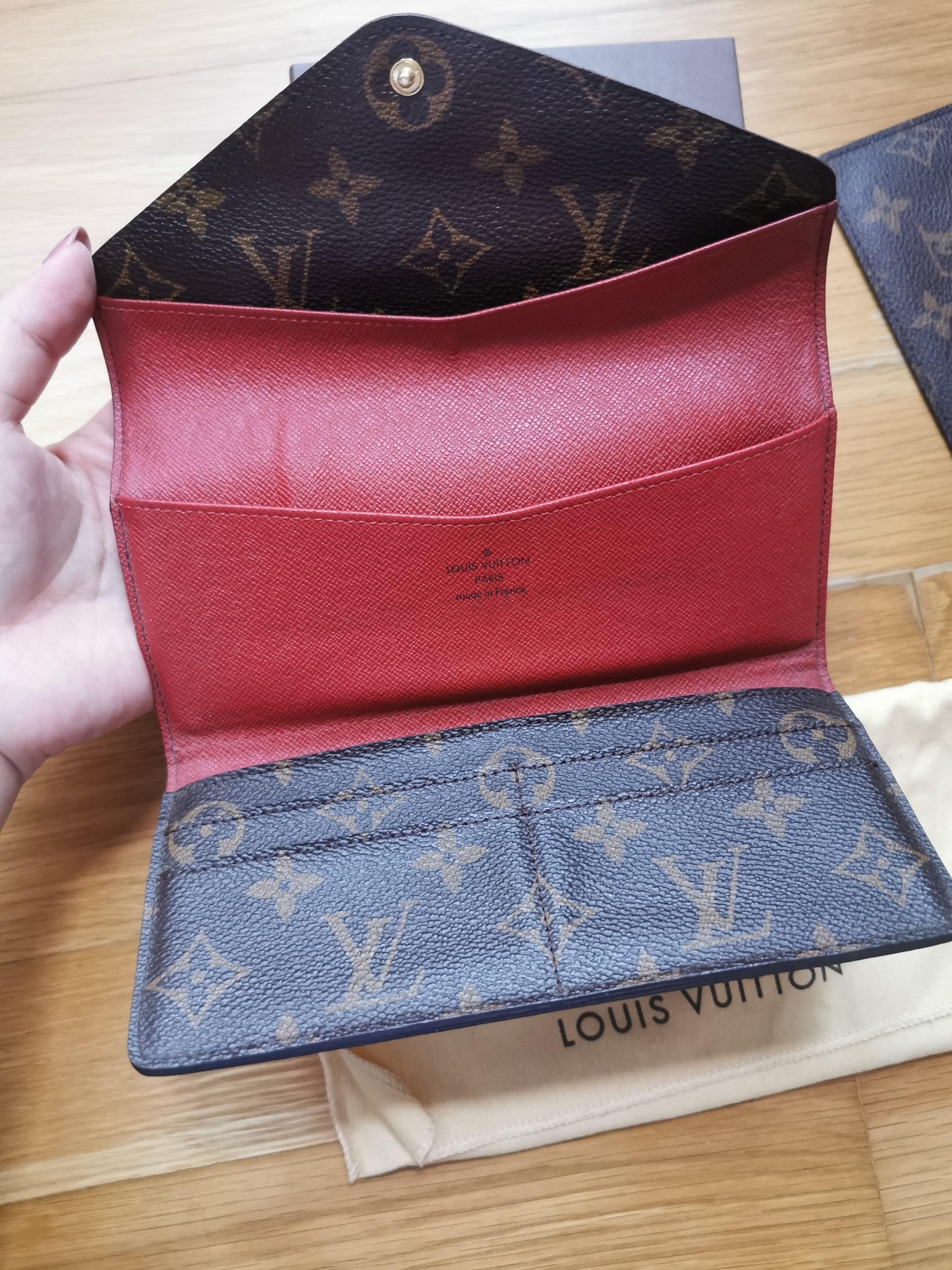 My new Louis Vuitton Josephine Wallet in red ♥ love love love it! I have  the BEST hubby ever!!! :)