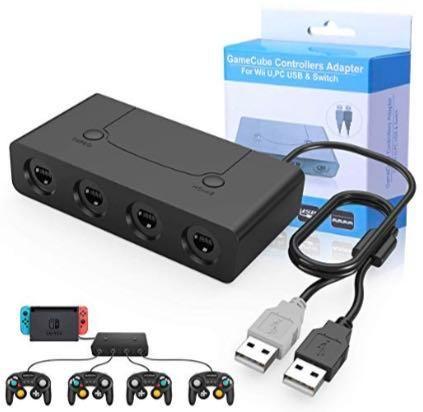 M10 Gamecube Controller Adapter Upgraded Wii U Gamecube Ngc Controller Adapter Switch With Turbo And Home Buttons For Nintendo Switch Wii U Pc Usb 4 Port No Driver Need Gamecube Adapter