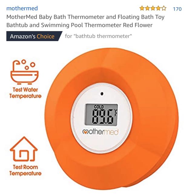 mothermed bath thermometer