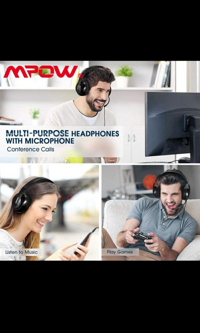 Mpow wired sales usb headset bh224a